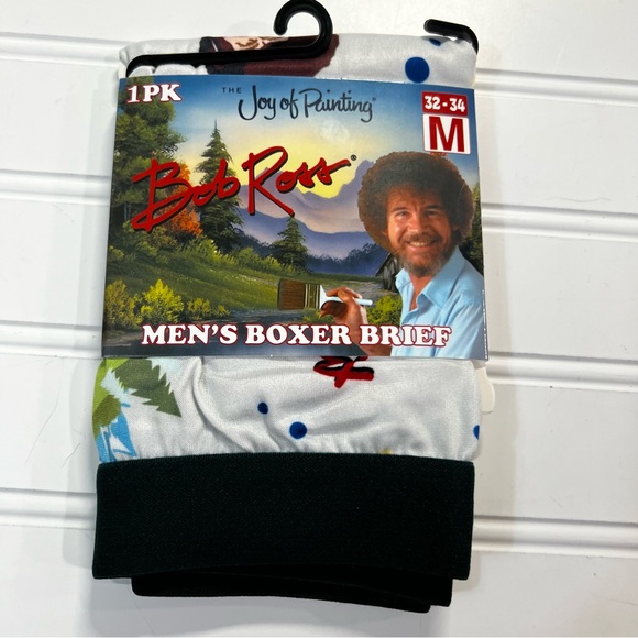 BOB ROSS The Joy of Painting Men's Boxer Briefs Medium - Picture 1 of 2